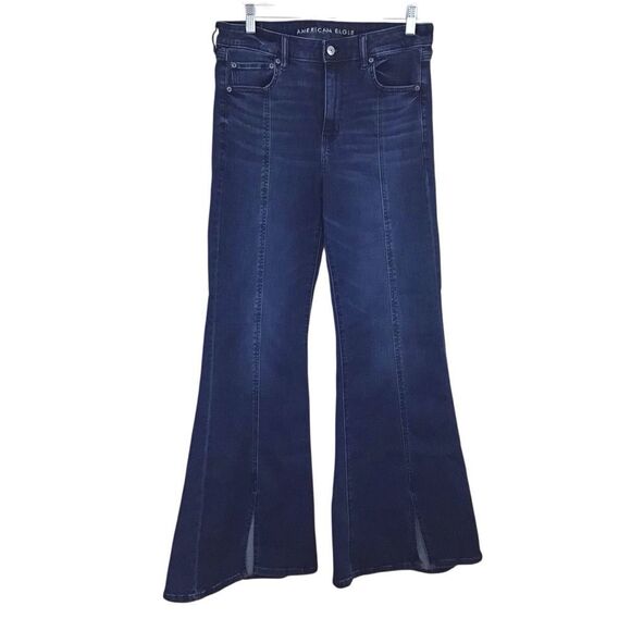 American Eagle Next Level Stretch Festival Flare Jeans 12 Reg - Picture 1 of 12